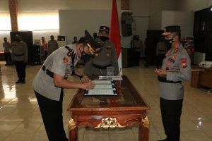 Kapolda Bengkulu Pimpin Sertijab Kapolres Lebong