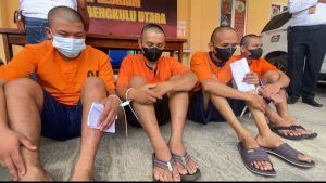 Beraksi di Sejumlah Lokasi, Empat Spesialis Pencuri Telepon Genggam Diamankan Polisi