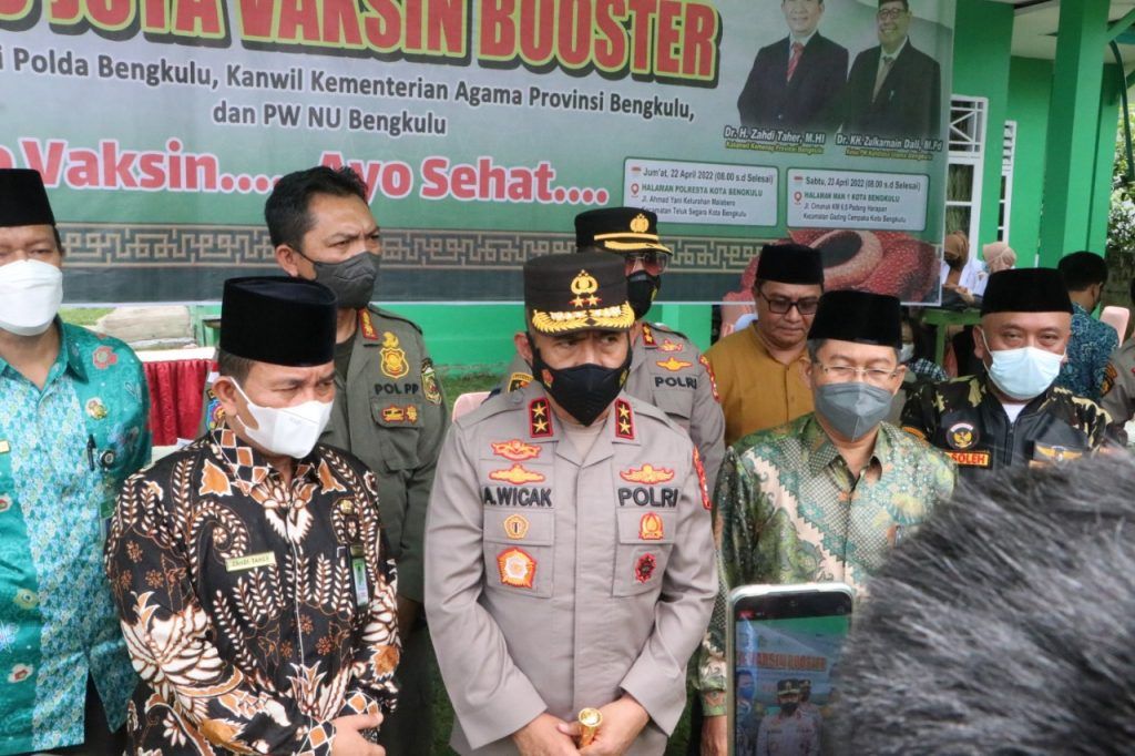 Polda Bengkulu Siapkan Layanan Vaksinasi Di Posyan Lebaran