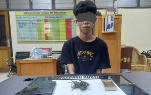 Simpan Ganja Dalam Kotak Rokok, Pemuda 19 Tahun Ditangkap Polisi