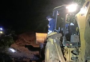 Atasi Tanah Longsor BPBD Kabupaten Lebong Terjunkan Tim Reaksi Cepat