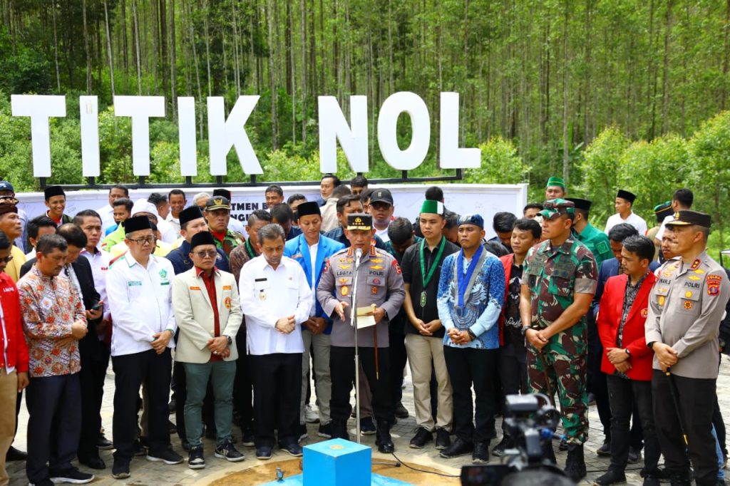 Gelar Bakti Kesehatan di Titik Nol IKN, Kapolri Gelorakan Visi Indonesia Emas 2045