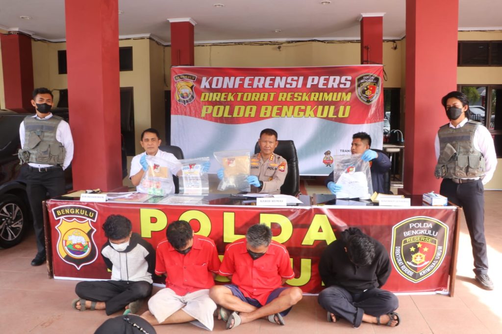 Penjual Chip High Domino Ditangkap Subdit Jatanras Polda Bengkulu