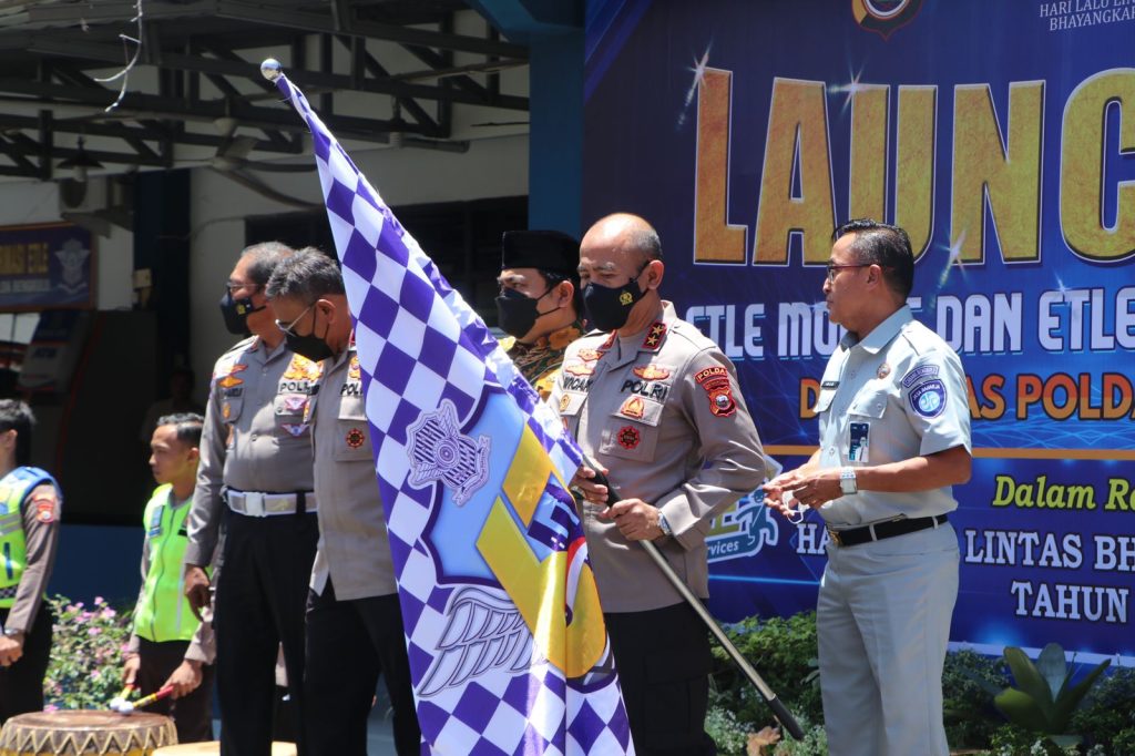 HUT Lantas ke-67, Kapolda Bengkulu Launching ETLE Mobile