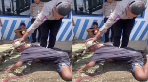 Bikin Kaget Polisi, Pria Ini Pura-pura Kesurupan Saat Hendak Ditilang
