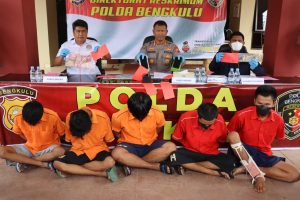 Selama Gelaran Ops Musang Nala II 2022 Polda Bengkulu Tangkap 100 Orang Tersangka