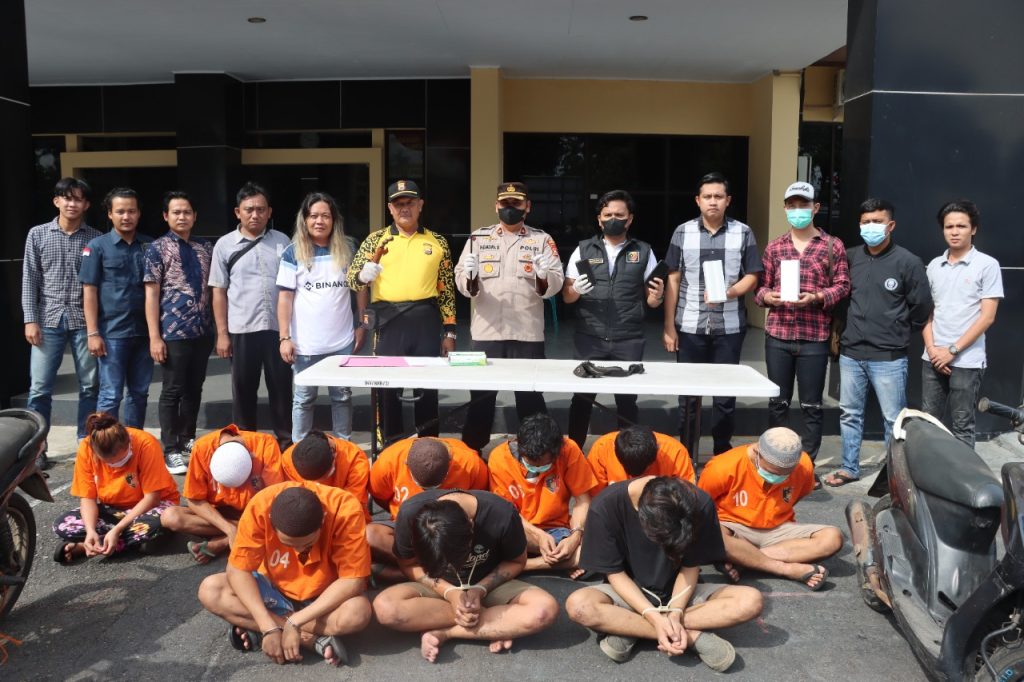 Ops Musang Nala II Polres Bengkulu Tangkap 20 Tersangka dan Sejumlah Barang Bukti