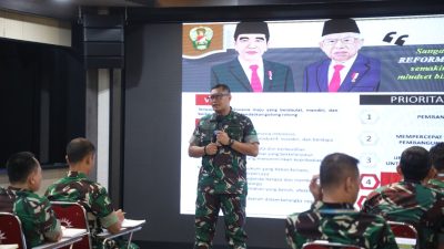 Srenaad Gelar Bimtek Penilaian Sistem dan Teknologi Informasi TNI AD