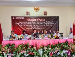 Satu Parpol di Kabupaten Lebong Dinyatakan Tidak Memenuhi Syarat