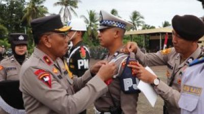 Apel Gelar Pasukan Polda Bengkulu Siap Amankan Perayaan Nataru 2023