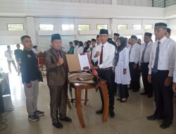 Ketua KPU Kaur Resmi Lantik 75 PPK Terpilih