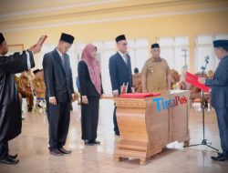 Lantik Direktur dan Pengurus Perumda Perberasan Karang Nio, Kopli Ansori: Tinggalkan Pola Kerja Lama Yang Linier dan Monoton