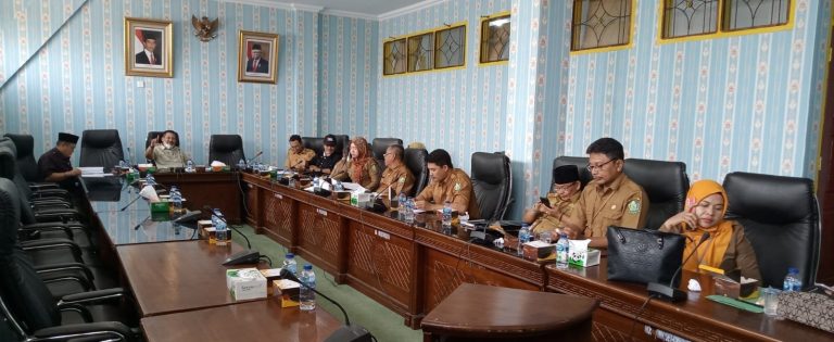 Rapat Hearing DPRD Kabupaten Lebong Bersama OPD Pemkab Lebong