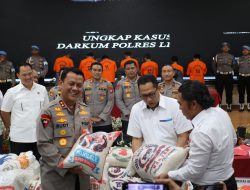 Satgas Pangan Polda Banten Tangkap 7 Tersangka Pengoplos Beras Bulog