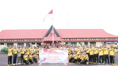 Solidaritas Tanpa Batas, TNI-Polri Gelar Senam Bersama dan Lomba Voli