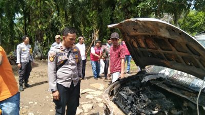 Pembakaran Mobil Di Batik Nau Berhasil Di Ungkap, Polisi Dikejutkan Dengan Pengakuan Pelaku
