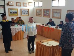 KPU Lebong Lantik Pengganti Antar Waktu Anggota PPS Desa Semelako Atas