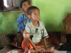 Noprian El Yunus (10) warga Kota Arga Makmur, Kabupaten Bengkulu Utara, Provinsi Bengkulu, alami gizi buruk