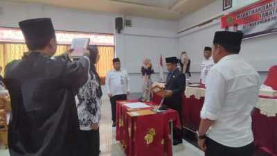 Pelantikan dan Pengambilan Sumpah Jabatan Fungsional Guru, Bupati Lebong: Tingkatkan Profesionalisme Pendidikan