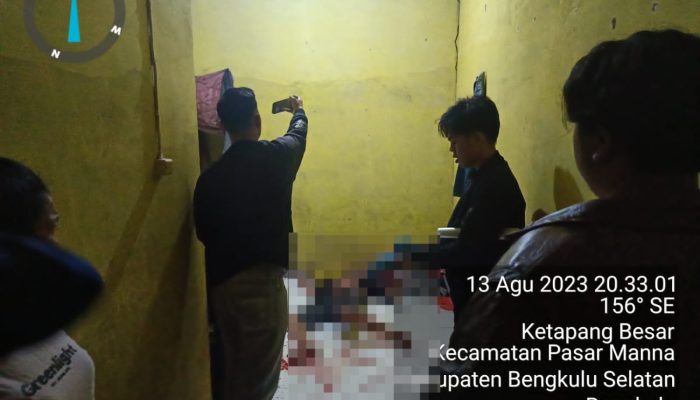 Polres Bengkulu Selatan Buru Pelaku Pemb**han Di Kamar Kost Ketapang Besar