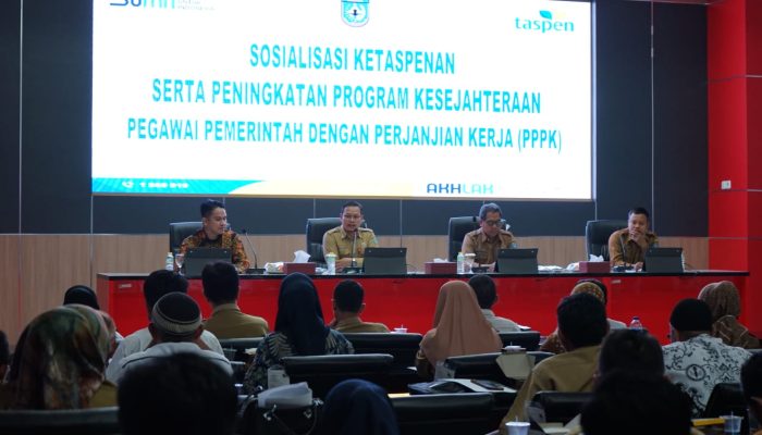 Optimalkan Kesejahteraan PPPK, BKAD Kabupaten Bengkulu Utara dan PT. Taspen Gelas Sosialisasi