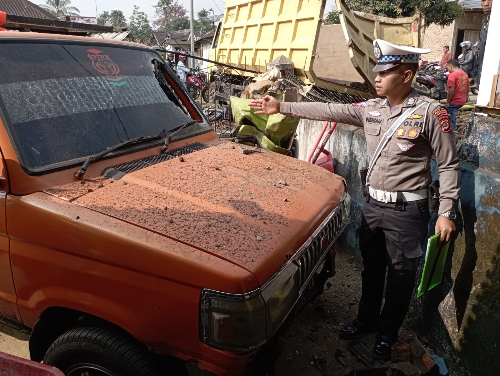 Enam Kendaraan Terlibat Dalam Tragedi Kecelakaan Lalu Lintas di Rejang Lebong, Seorang Perempuan Meninggal Dunia