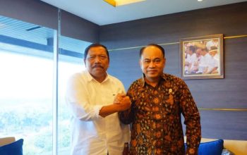 Perjuangkan Nasib Masyarakat yang Terdampak Blank Spot, Bupati BU Temui Menkominfo di Jakarta