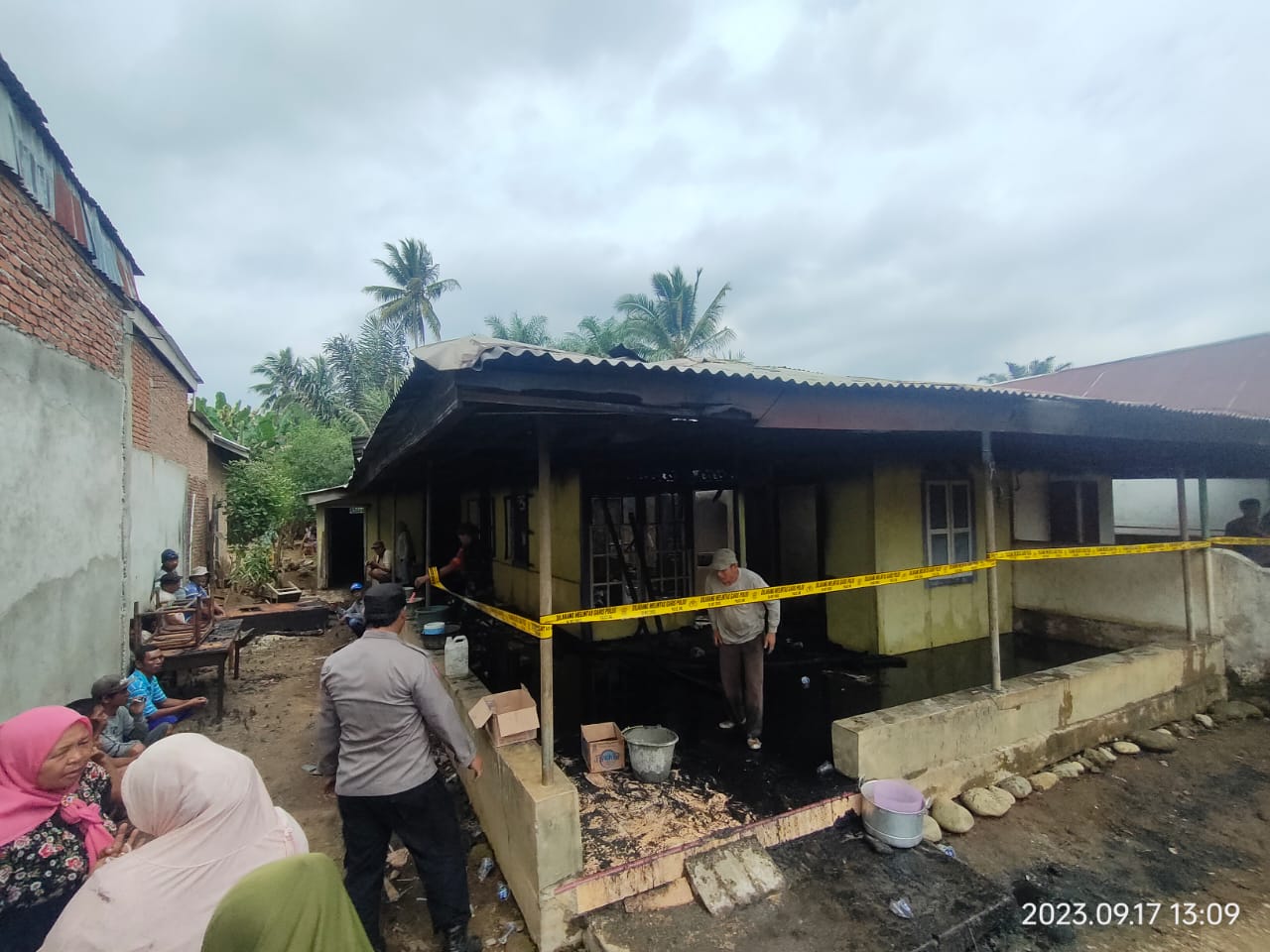 Kebakaran Hebat Kembali Terjadi di Desa Pagar Alam Dua Rumah Ludes Dilalap Sijago Merah