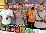 Polres Lebong Rilis Hasil Operasi Pekat Nala II Tahun 2023, Berikut Daftarnya