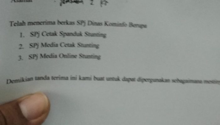 Menelisik Transparansi Dana Stunting, Polres Kaur Lirik Kinerja Dinas Kominfo Kaur Tahun 2023