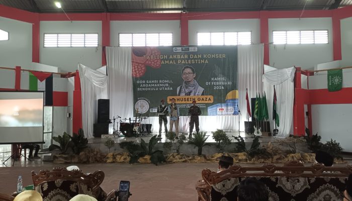 Solidaritas Masyarakat Bengkulu Utara Gelar Tabligh Akbar dan Konser Amal Bersama Untuk Palestina