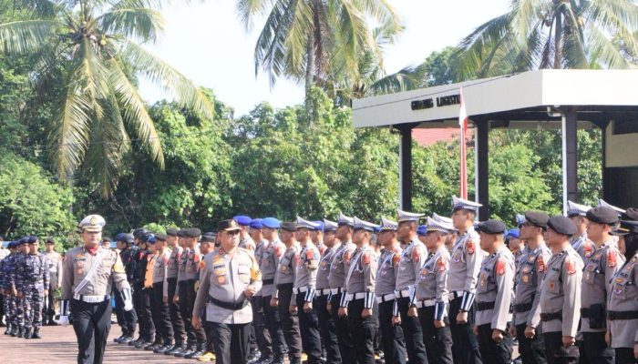 Kapolda Bengkulu Pimpin Pelaksanaan Gelar Pasukan Ops Ketupat Nala 2024