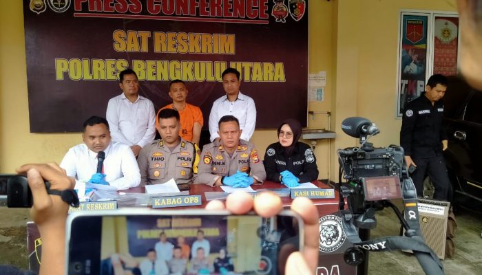 Polres Bengkulu Utara Ungkap Kasus Pemerasan yang Melibatkan Sekcam Air Besi