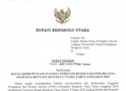 Batas Akhir Pengajuan SPM Belanja Daerah Bengkulu Utara Tahun 2024, Berikut Jadwal Lengkapnya