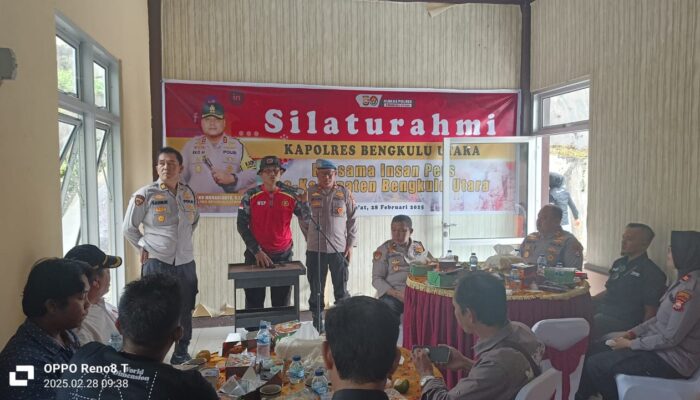 Kapolres Bengkulu Utara Gelar Silaturahmi dengan Insan Pers dan Latihan Menembak Bersama