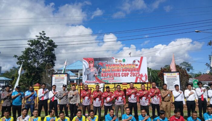 Bupati Lebong Azhari Hadiri dan Dukung Penuh Pembukaan Turnamen Fun Mini Soccer “Kapolres Cup” 2025