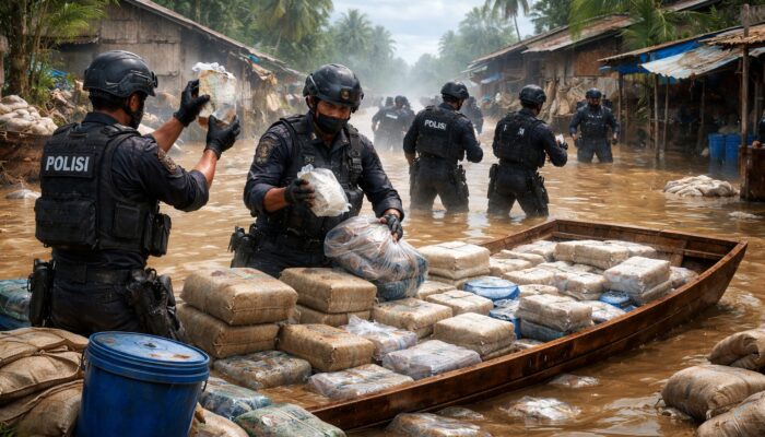 Ditengah pemulihan pasca banjir, Polres Aceh Tenggara berhasil Gagalkan Peredaran 50,7 Kg Ganja