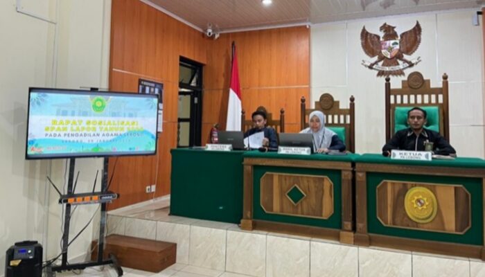 Dorong Transparansi Peradilan di Era Digital PA Lebong Sosialisasikan SP4N-LAPOR! Tahun 2026