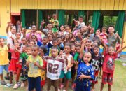 Personel Ops Damai Cartenz 2026 Hadirkan Keceriaan Lewat Belajar dan Bermain Bersama Anak Taman Baca Koya Tengah
