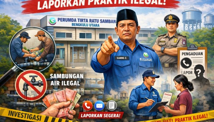 Direktur Perumda Tirta Ratu Samban: Pemasangan Air di Luar Prosedur Akan Ditindak Tegas