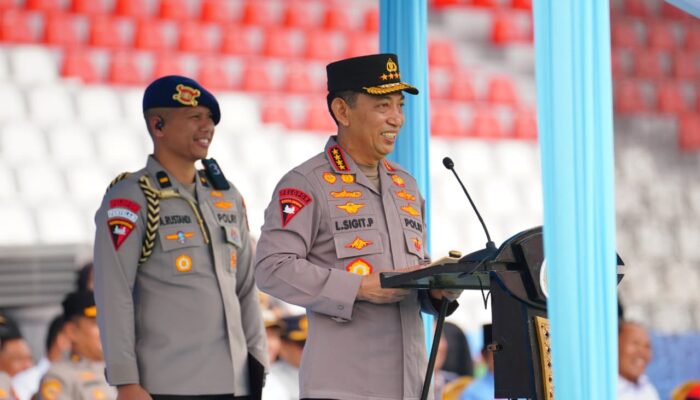 Pimpin Apel Ojol-Buruh di Sumsel, Kapolri Tekankan Jaga Persatuan hingga Stabilitas Nasional