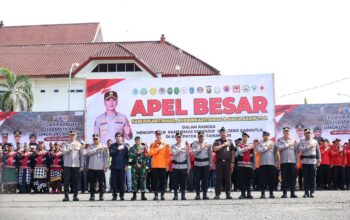 Kapolda Sumsel Pimpin Apel Sabuk Kamtibmas di OKI, Rangkul Berbagai Elemen Masyarakat Jaga Kamtibmas