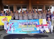 As SDM Kapolri Sambut Kontingen Taekwondo Polri Juara Umum WATA Championship di Soetta