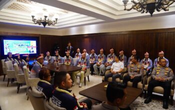 As SDM Kapolri Sambut Kepulangan Kontingen Taekwondo Garbha Presisi Peraih Juara Umum WATA Championship 2026