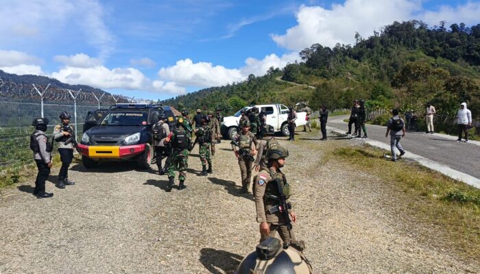 Patroli Gabungan Ops Damai Cartenz 2026 Jaga Stabilitas Keamanan di Sugapa