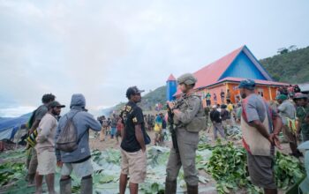 Satgas Ops Damai Cartenz 2026 Amankan Peresmian Gereja di Kiwirok, Wujudkan Ibadah Aman dan Penuh Kedamaian