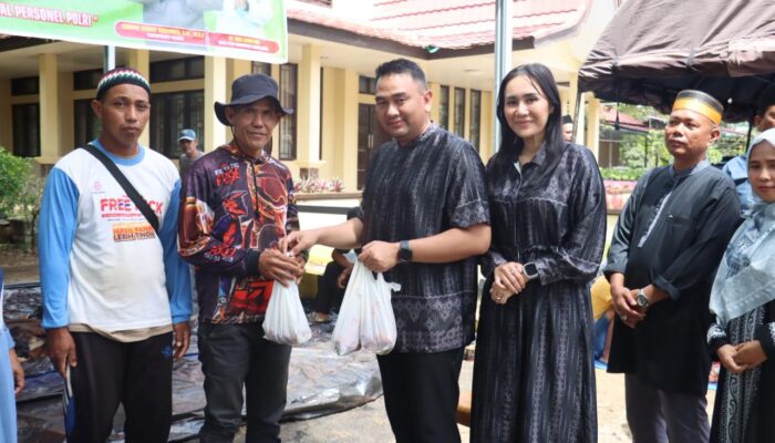 Momentum Idul Adha, Polres Lebong Salurkan Qurban 6 Ekor Sapi Untuk Masyarakat