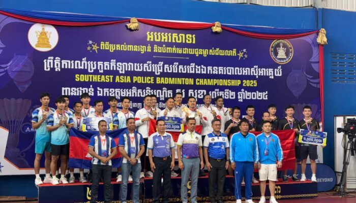 Tim Bulutangkis Polri Raih 4 Medali Emas dan 2 Perak SEA Police Badminton Championship 2026 di Kamboja