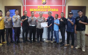 Polres Bengkulu Utara Raih Penghargaan JMSI atas Komitmen Keterbukaan Informasi
