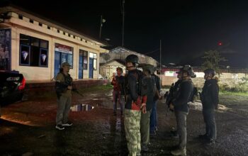 Patroli Jalan Kaki Ops Damai Cartenz 2026 Jaga Stabilitas Keamanan Kota Dekai, Yahukimo